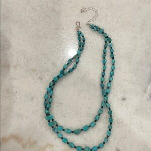 Jay King Turquoise and Silver Necklace